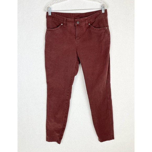 Kuhl Pants - Kuhl Womens 10 Short Petite Brooke Skinny Pants Red Currant Style 6284